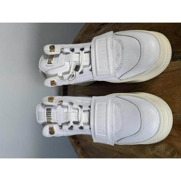 NWB Puma Deva Boot Women's White Lifestyle Sneakers Shoes Size 6 - Picture 2 of 10